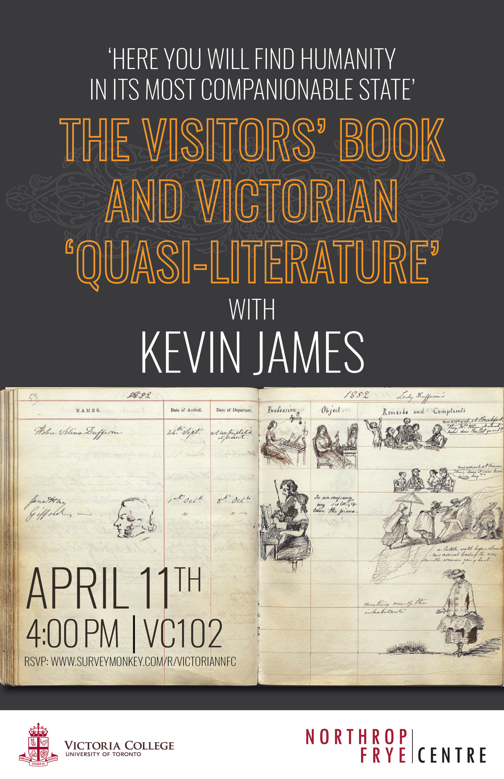 Apr. 11, 2018 | The Visitors’ Book | Kevin James