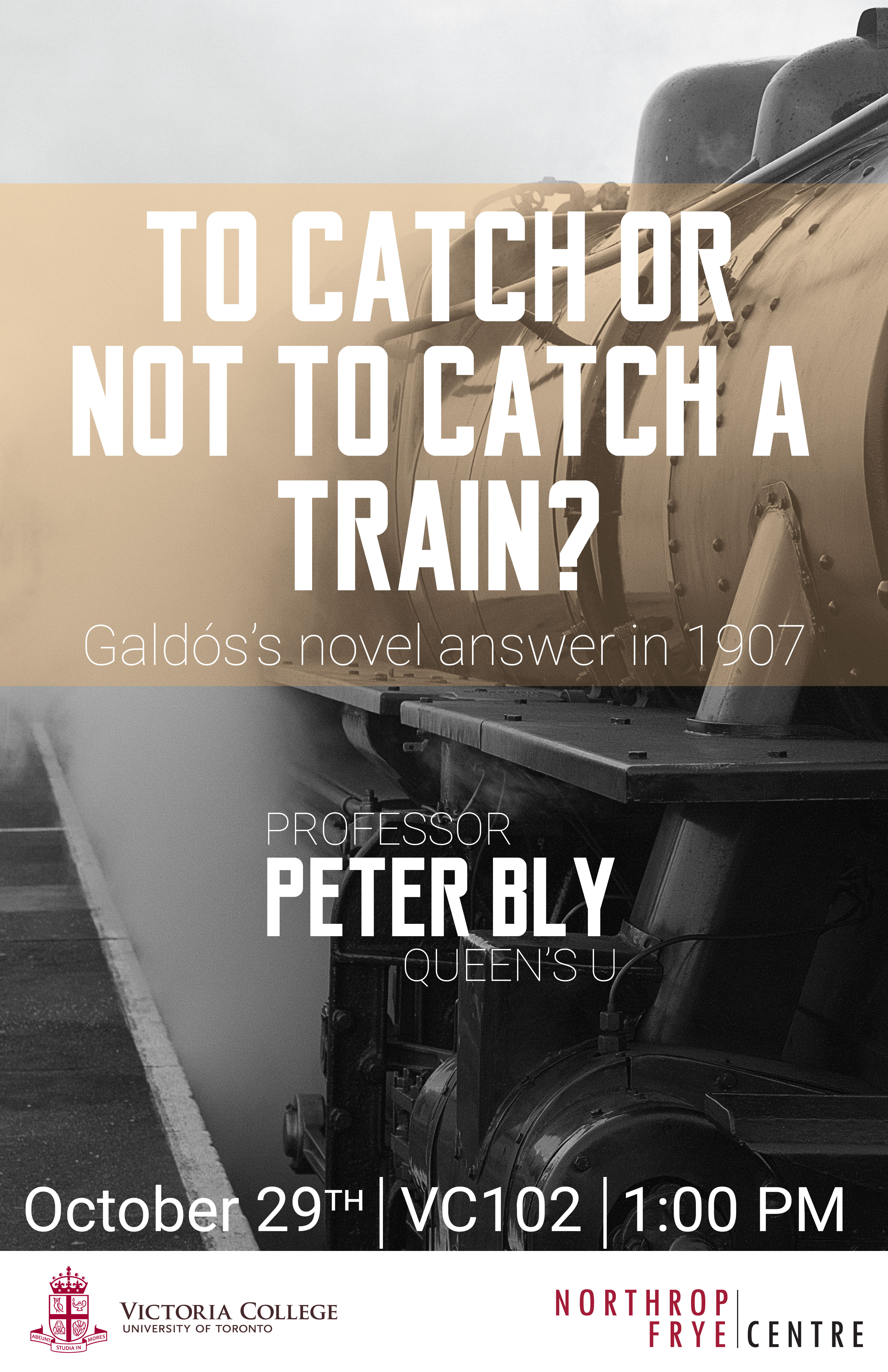 Oct. 29, 2018 | To Catch or not to Catch a Train? | Peter Bly