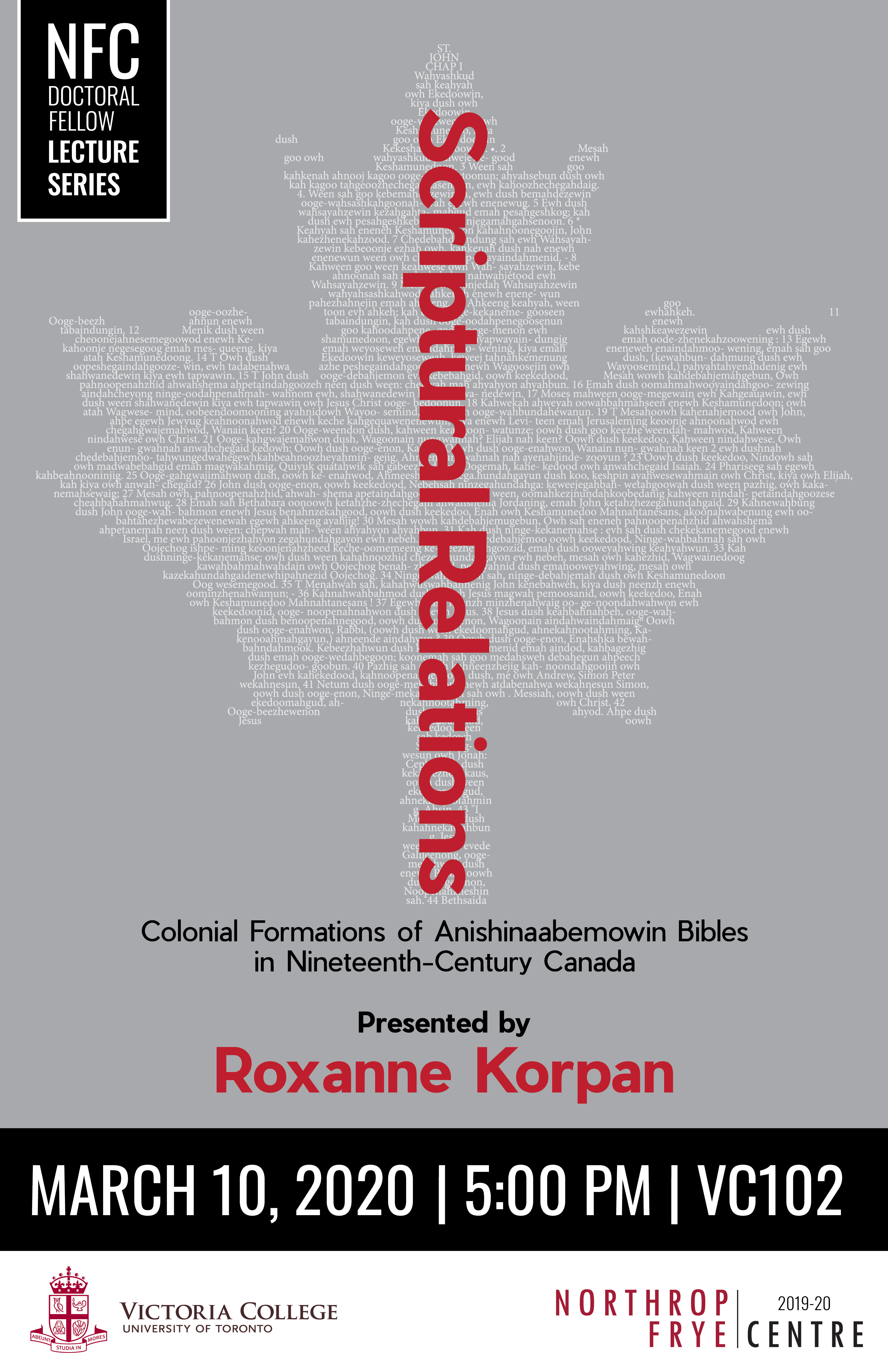Mar. 10, 2020 | Scriptural Relations | Roxanne Korpan