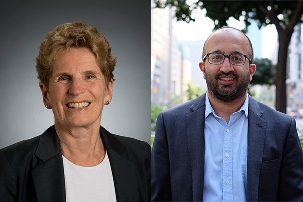 Kathleen Wynne and Sunil Johal WEB